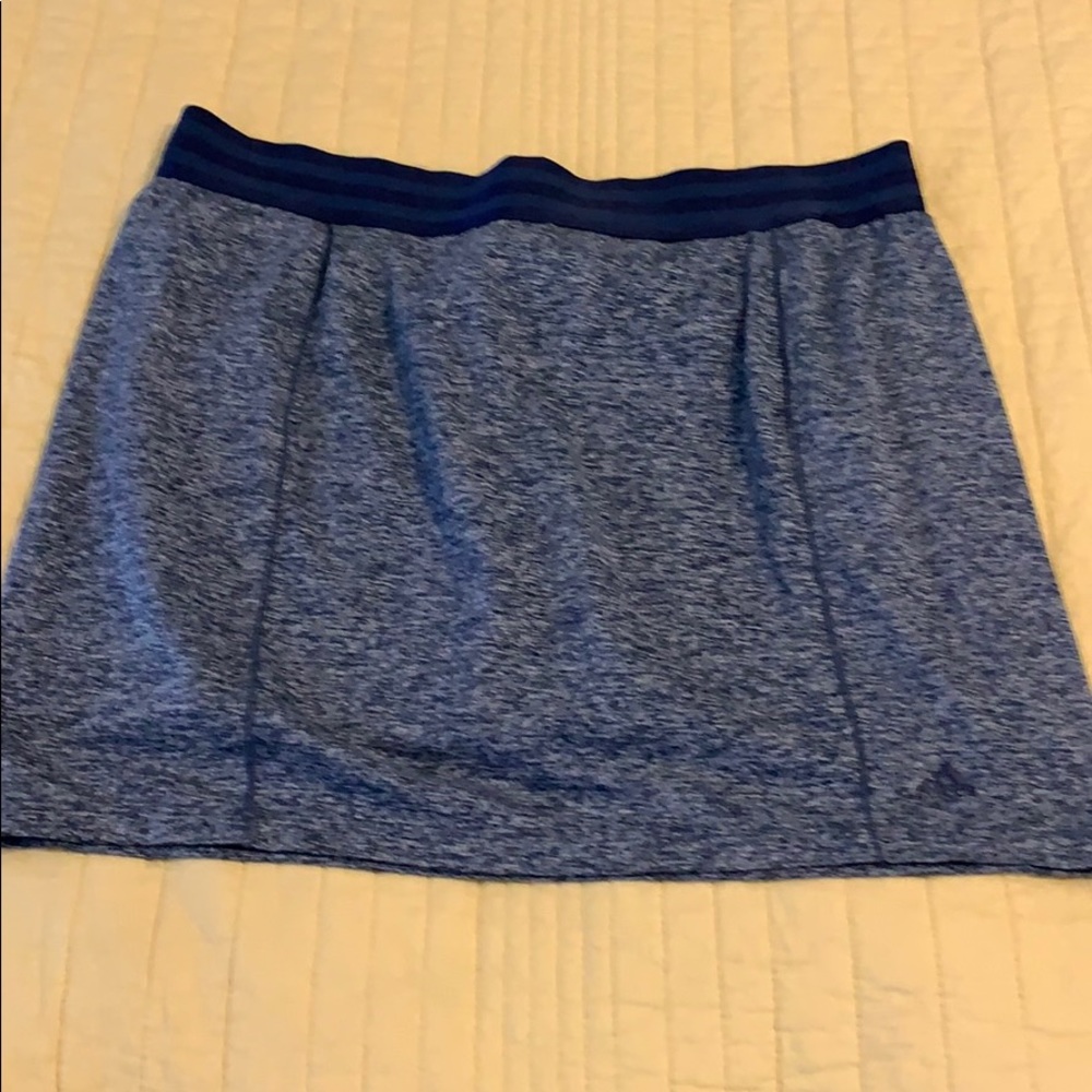 Adidas golf skirt, Heather Navy, sz L